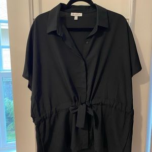 Prologue Black Button Down